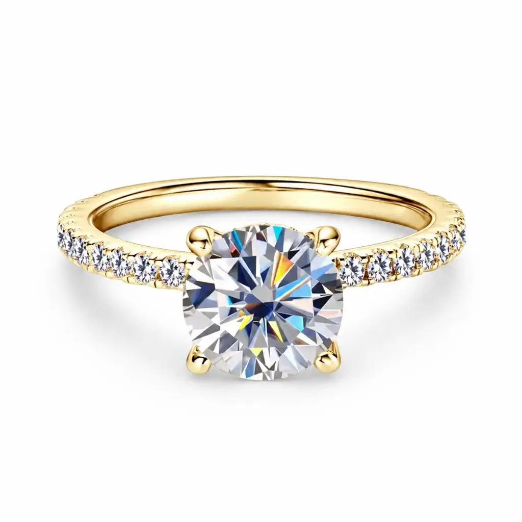 yellow gold engagement ring

