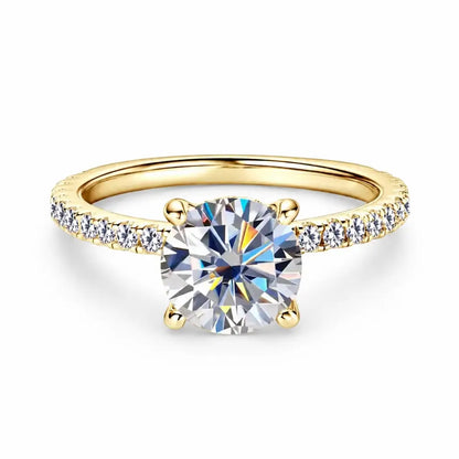 yellow gold engagement ring

